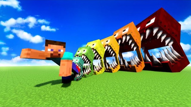 ВСЕ ВИДЫ ЗОМБИ ПРОТИВ СТИВА ИЗ МАЙНКРАФТА В ТИРДАУНЕ! ЗАХВАТЫВАЕТ ДУХ