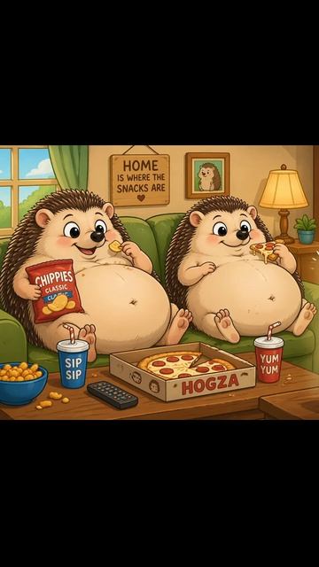 Ёжики большие животики - Детская песня (две демо версии)