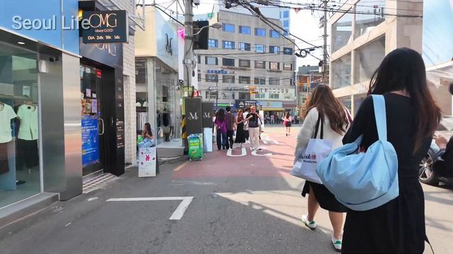 Сеул Южная Корея 2026 Прогулка по Сонсу-дон мода и стиль в теплый солнечный выходной