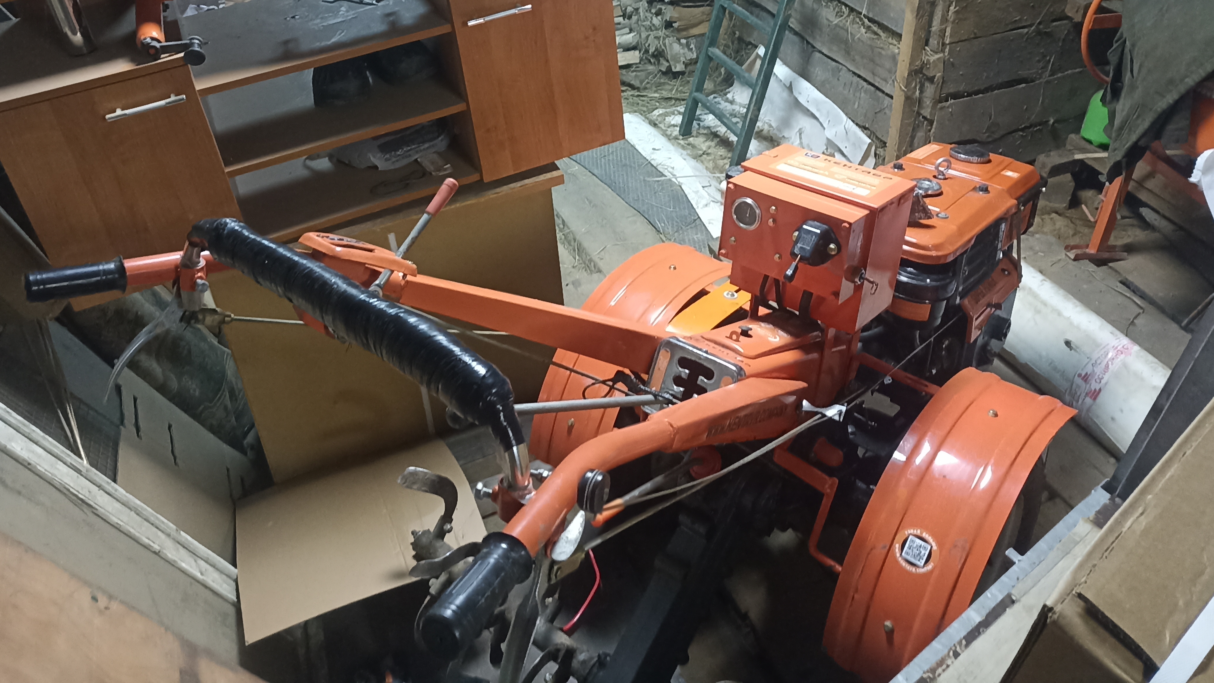 24-04-2026 тяжёлый дизельный мотоблок готовим к сезону.