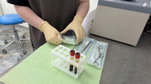 Получение сгустка PRF.