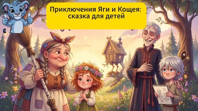 сказка. Приключения Яги и Кощея сказка для детей. засыпай ка. ауди сказка на ночь.