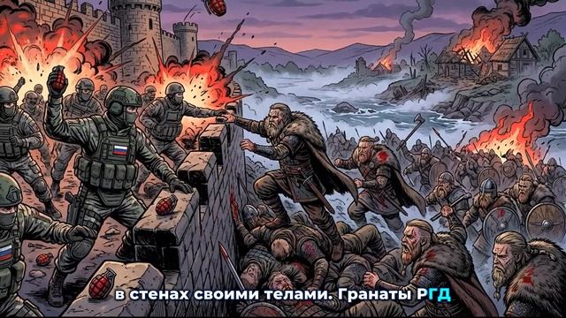 50 БЕРСЕРКОВ против ПУЛЕМЁТА ПЕЧЕНЕГ  кто победит_