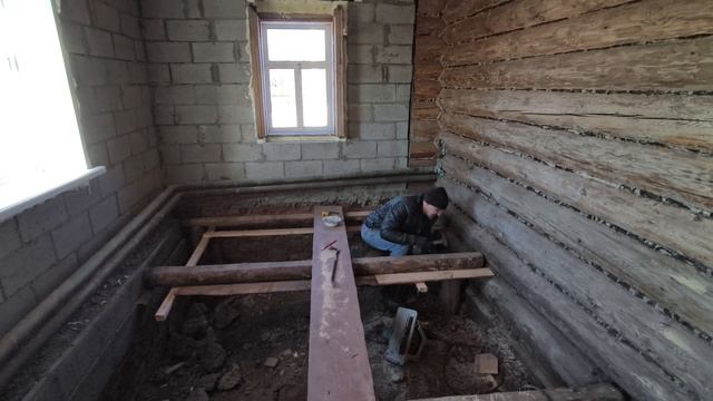 Ремонт и утепление полов!