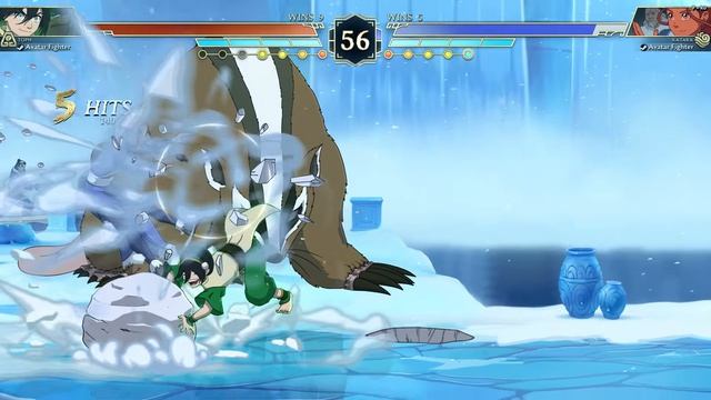 Трейлер Avatar Legends: The Fighting Game (Toph vs Katara Match 2, геймплей)
