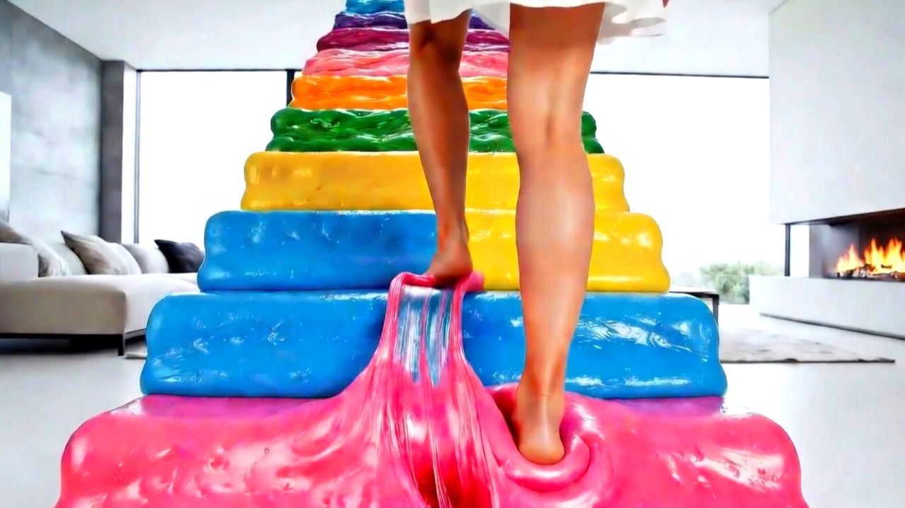 По какой лестнице вы бы осмелились пройти? ультра-расслабляющая, удивительно приятная ASMR-анимация