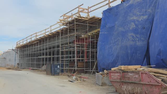 Строительство эстакады на шоссе Энтузиастов в районе Ивановское апрель 2026