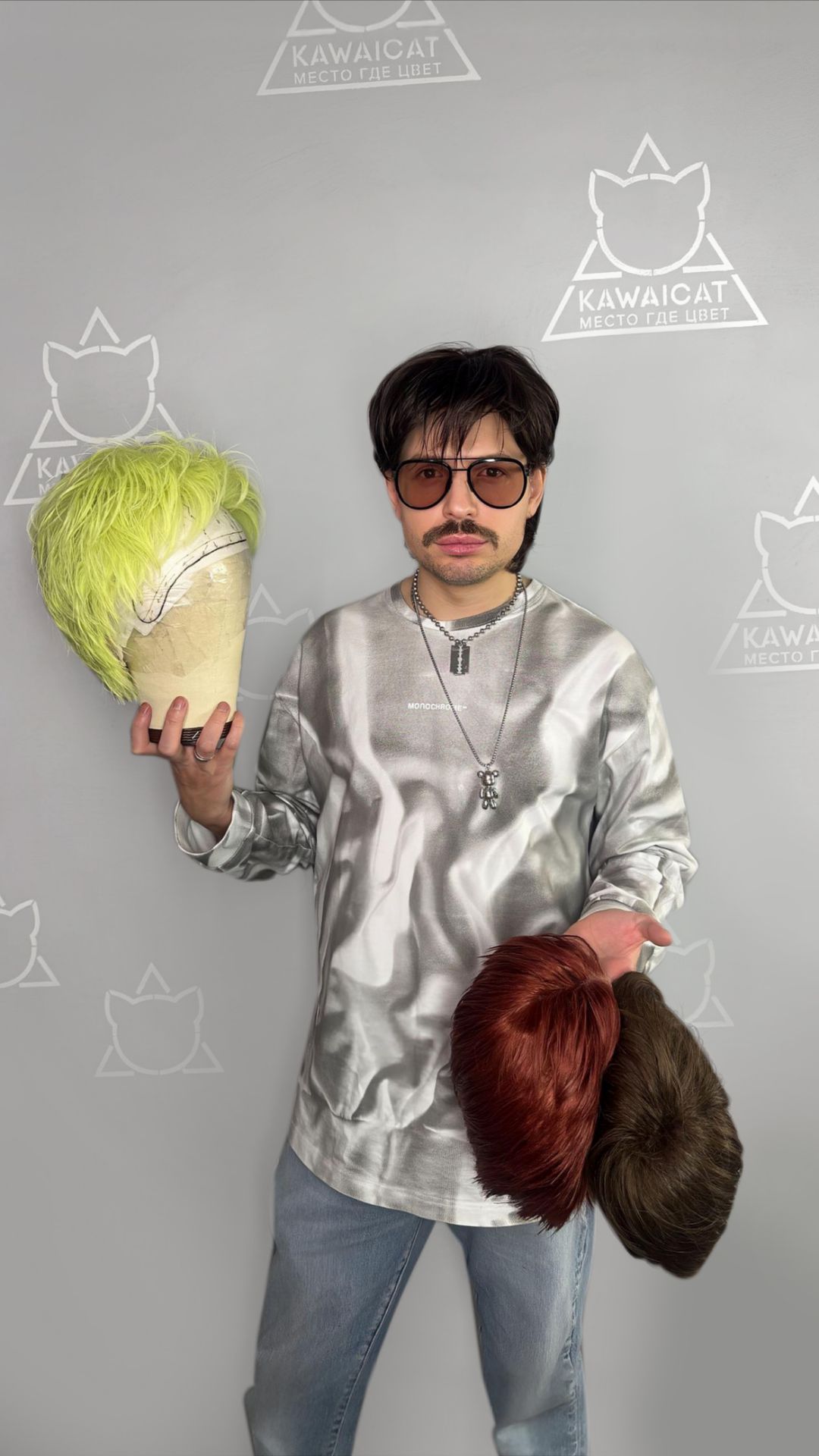 Мужские парики из фибры(термо волокна). Искусственные парики