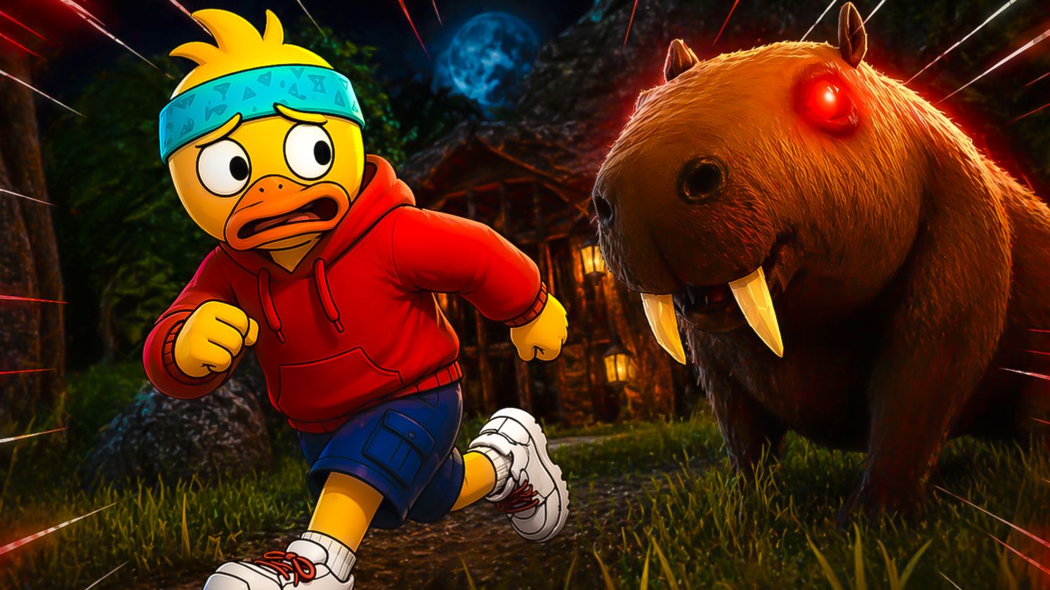 ПОБЕГ ОТ КАПИБАРЫ  в Roblox ОББИ!