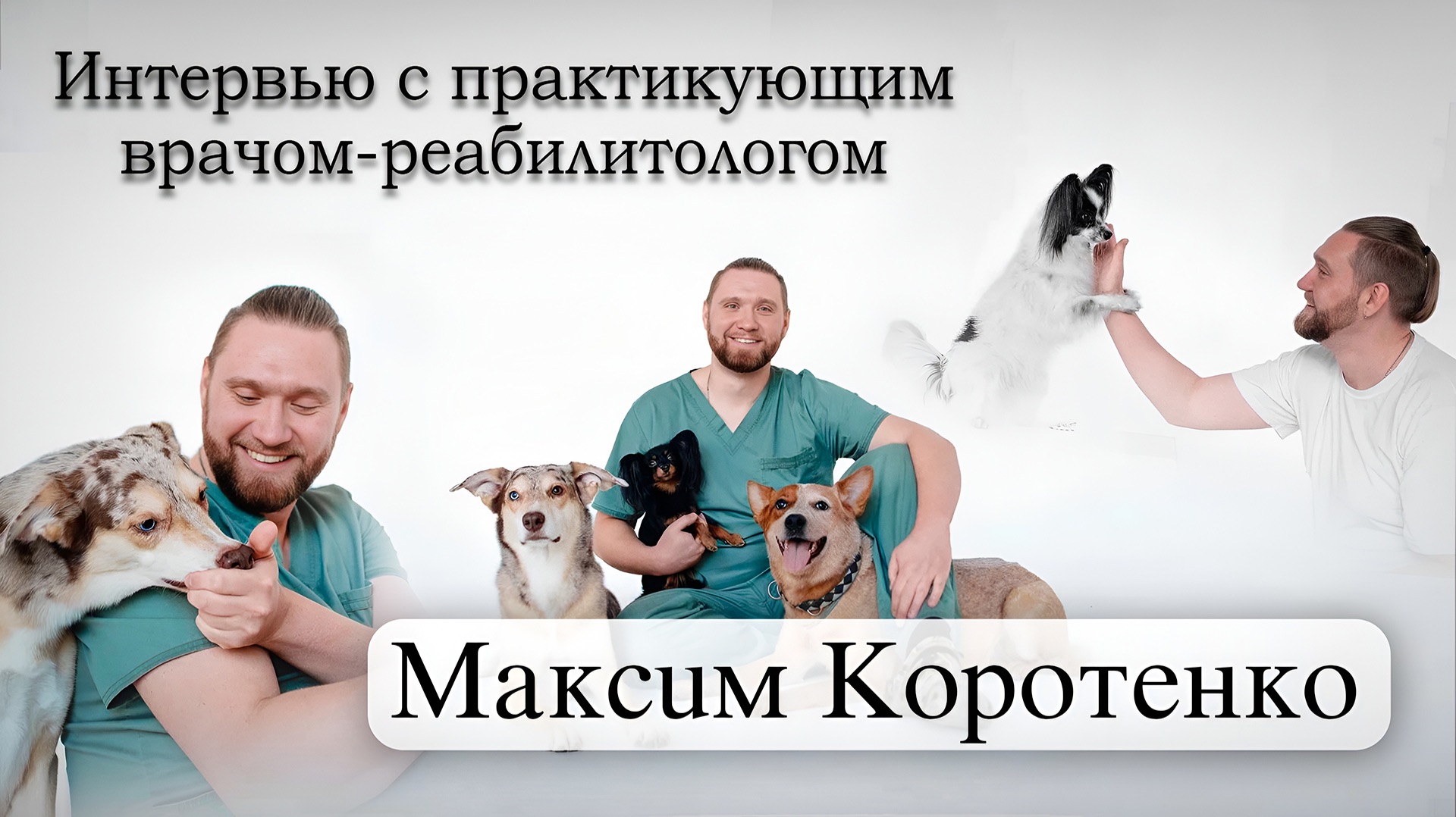 Интервью с практикующим ветеринарным врачом реабилитологом Максимом Коротенко.