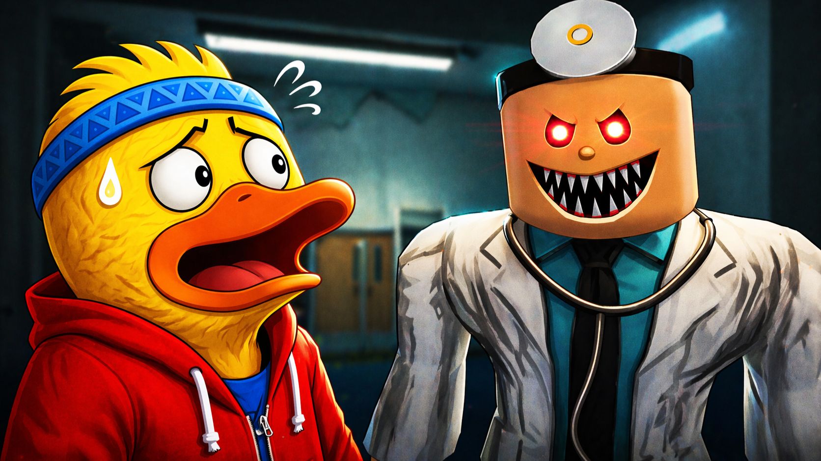 ДОКТОР СОШЕЛ С УМА И Я РЕШИЛ СБЕЖАТЬ в Roblox ОББИ!