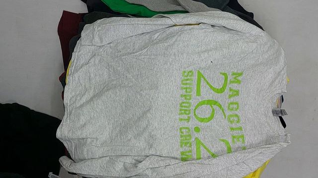 Футболки мужские длинный рукав секонд оптом 5 пак