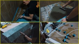 Новаторская идея укладки ПЛИТКИ! Сложный душевой поддон сделает каждый!