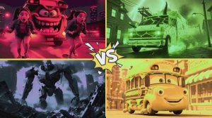 МУЛЬТИКИ ДЛЯ ДЕТЕЙ Про Машинки 🚌 Монстр Автобус Робот И Анимал Бус 🤖