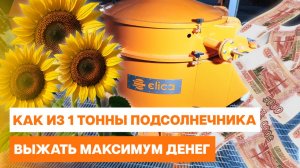 Как из 1 тонны подсолнечника выжать максимум денег? Разбор линии Elica