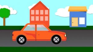 Мультик про машинки  Оранжевая машинка  Развивающий мультик для детей