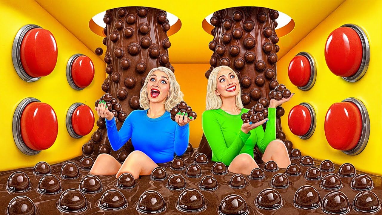 1000 Загадочных Кнопок и Только Одна Тебя Спасет # Смешные Моменты от Bubba DO Challenge