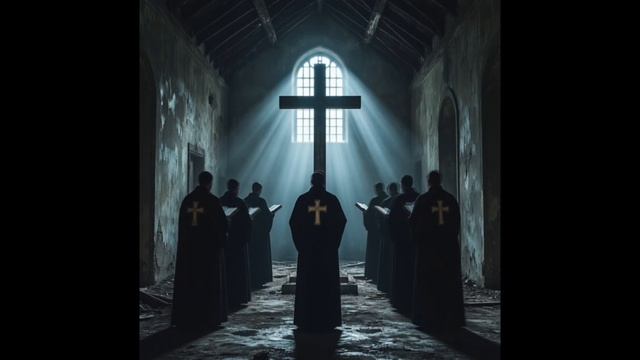 Служба в полуразрушенном храме🕯️📿