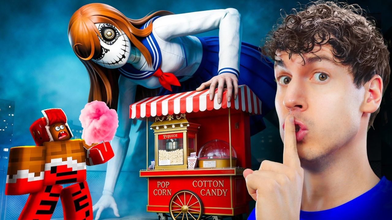 НЕ ЕШЬ СЛАДКУ ВАТУ НОЧЬЮ!😱 РОБЛОКС