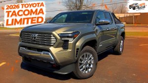 2026 Toyota Tacoma Limited: обзор люксовой комплектации пикапа, отличия от TRD Off-Road и TRD Pro