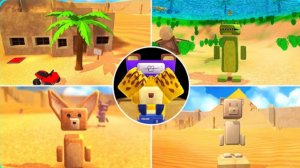 Играем в прятки  с друзьями в пустыне Бимотеп/Super Bear Adventure🐻💫