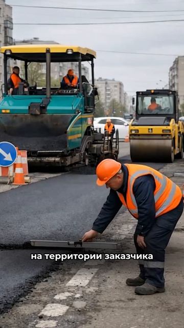 На выполнение работ по ремонту асфальтового покрытия от КПП №2 до корпуса