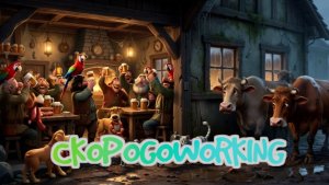 НЕМЕЦКАЯ СКОРОГОВОРКА про коров и трактир   Eine kleine Kneipe