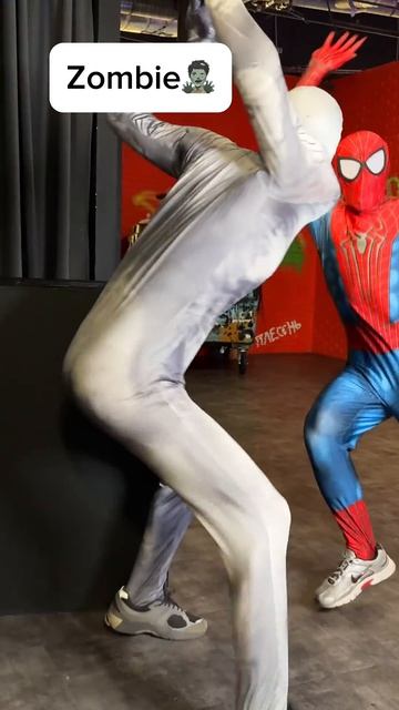 A zombie is chasing Spider-Man #spiderman