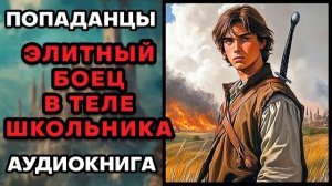 Аудиокнига ПОПАДАНЦЫ 💥 ЭЛИТНЫЙ БОЕЦ В ТЕЛЕ ШКОЛЬНИКА