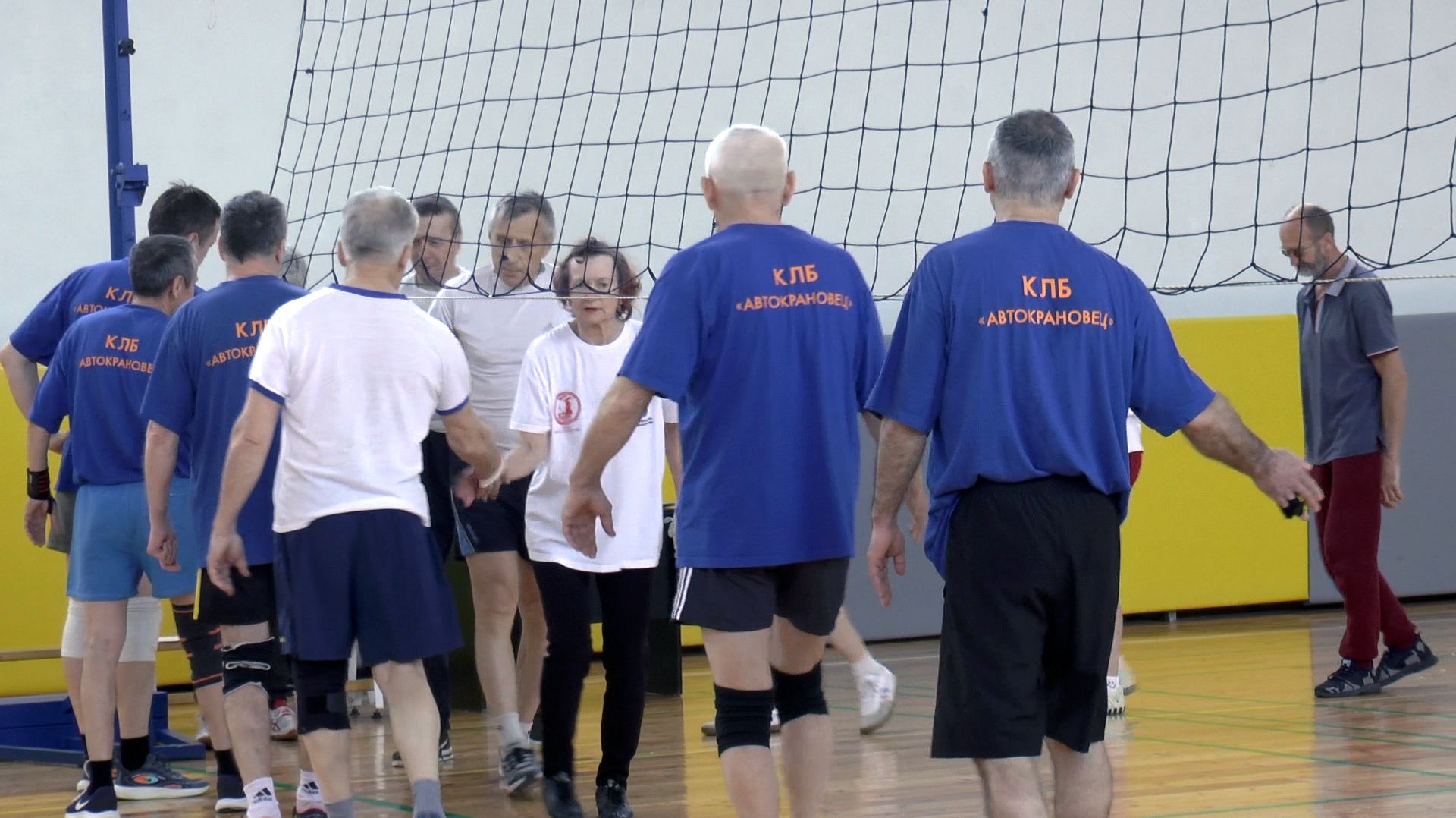 Волейбол ветераны 65+. Игра 