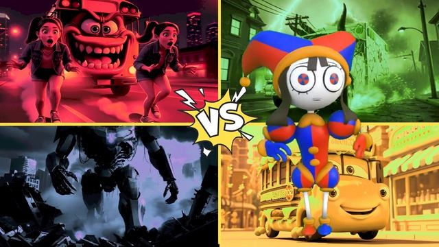 МУЛЬТИКИ ДЛЯ ДЕТЕЙ Про Машинки  Монстр Автобус Робот И Анимал Бус 