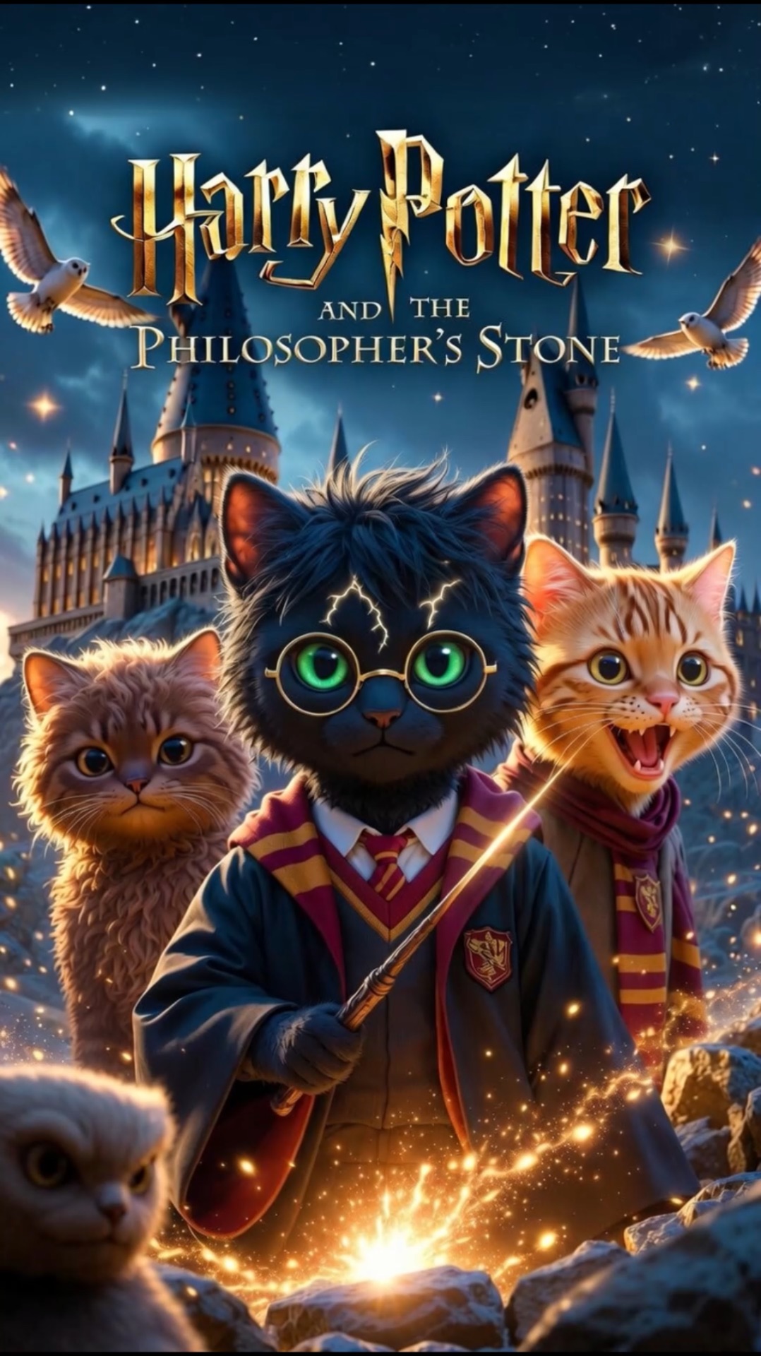 Кошачий Гарри Поттер !