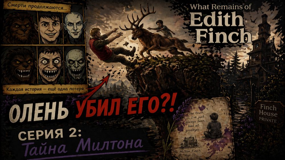 СЕМЬЯ ФИНЧЕЙ ПРОДОЛЖАЕТ УМИРАТЬ… История Милтона & What Remains of Edith Finch #2