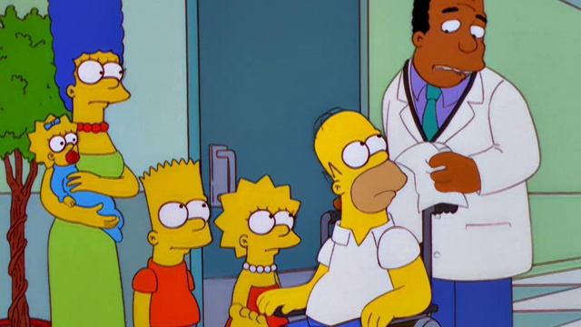 Гомер выписывается из больницы
