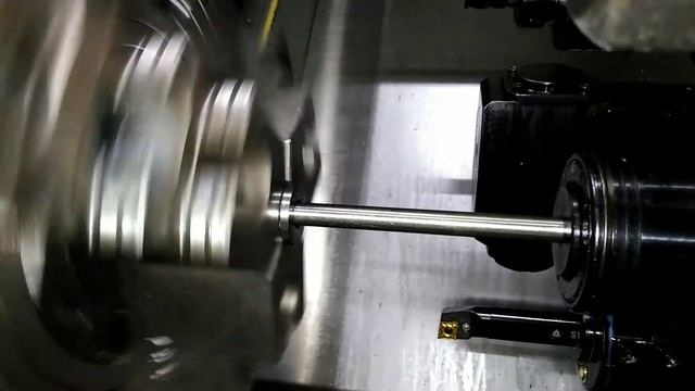 Жёсткое нарезание резьбы метчиком. Стойка Fanuc 0i-TF._1080p