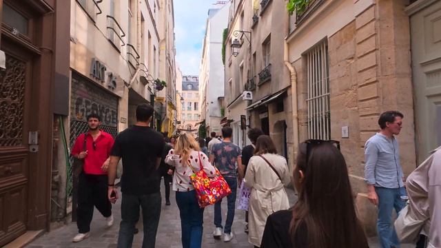 Париж Франция 2026 Весенняя прогулка по кварталу Маре обзор главных улиц и атмосферы города