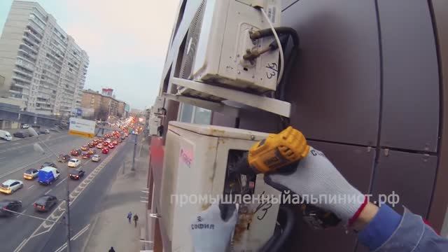 Демонтаж кондиционера GREE GWH12 GWH09 GWH07 GWH18