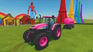 Мультики для детей. Яркие трактора. Интересный мультик дял детей и малышей
