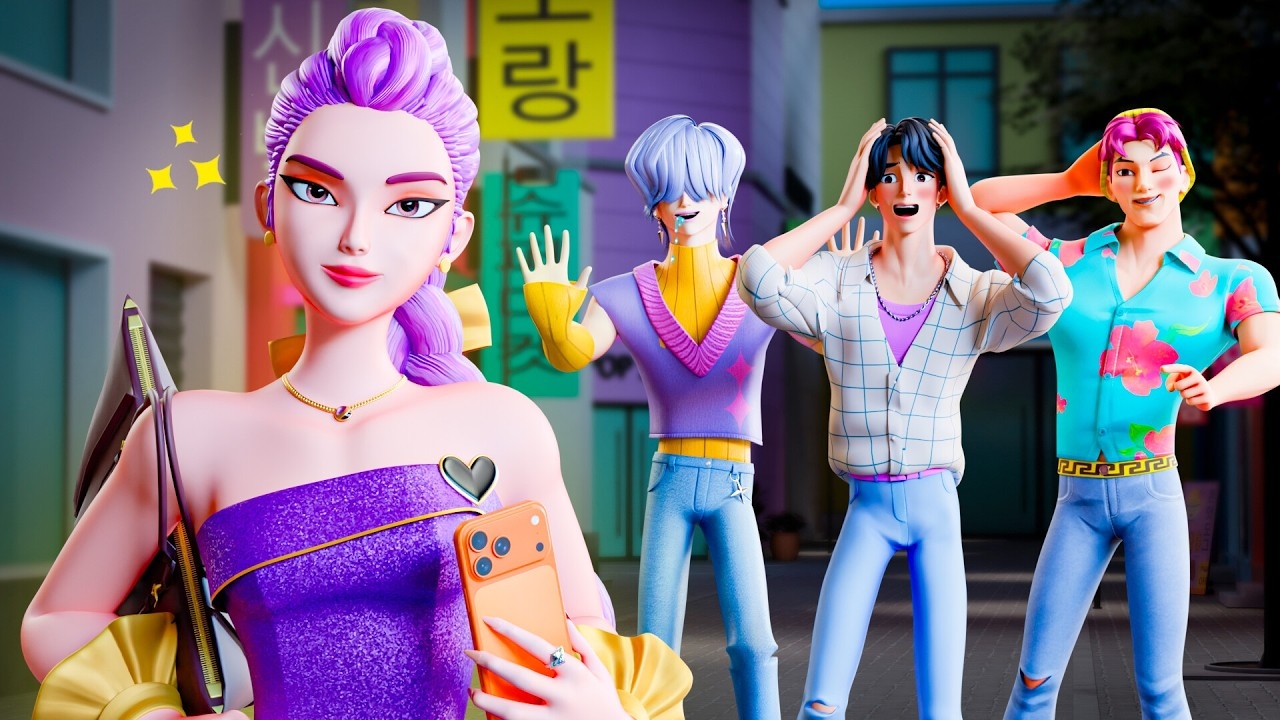 ШИКАРНОЕ ПРЕОБРАЖЕНИЕ РУМИ!!! K-POP ОХОТНИЦЫ НА ДЕМОНОВ АНИМАЦИЯ