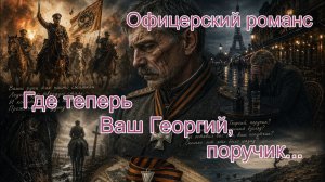 Где теперь ваш Георгий, поручик… | Офицерская баллада