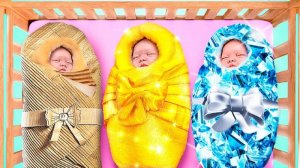 Везучая и невезучая или самая везучая тройняшка челлендж