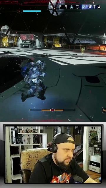 Добили большого игры gaming стрим нарезки pragmata