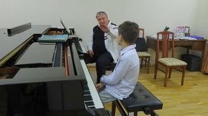АНДРЕЙ ГОНЧАРОВ (10 лет)🎵 🎹 Урок с А.А. Агажановым ✨Скрябин Две поэмы Соч32