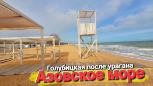 Пт, 24 апр. 2026 Пляжи Азовского моря в хлам после Мегашторма Курорт - Голубицкая