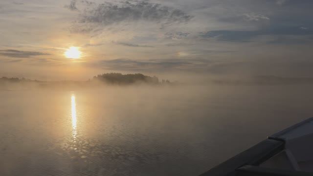 4К. Шексна. Причуды осеннего тумана. 3-ий день круиза Москва-Валаам-Петербург.