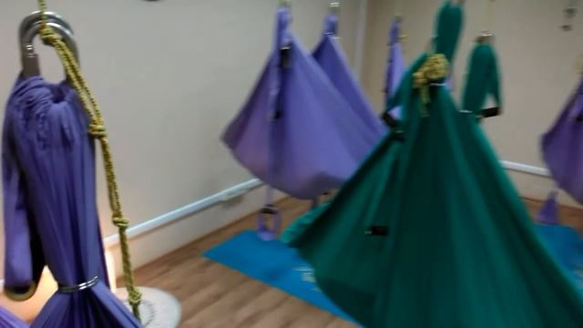 Гамаки для воздушной йоги. Доставка.