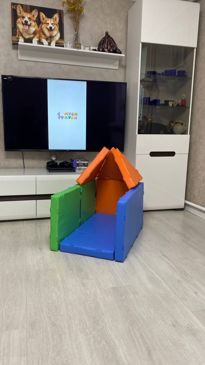 Строим Минитерем с прихожей из конструктора Маграник