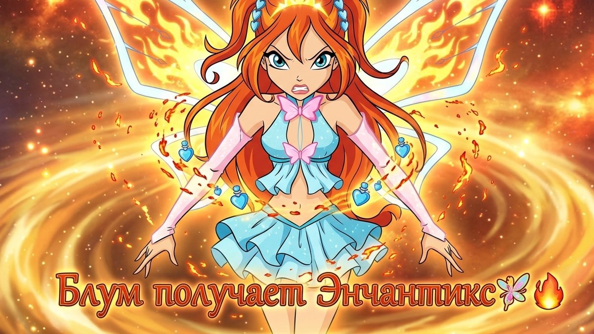 Блум получает Энчантикс🧚🔥