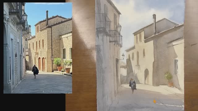 Мастер-класс по рисованию акварелью по фотографии