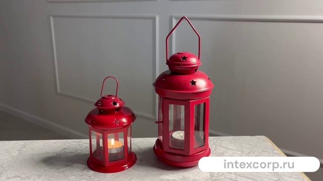 Фонарик ЗВЁЗДНОЕ ВОЛШЕБСТВО красный, 14х9 см, A04420000-1